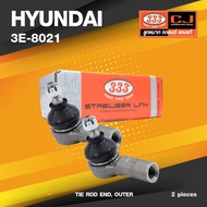 Tie Rod End Outer HYUNDAI EXCEL Year 1989-On/SONATA 1988-On/3E-8021/Brand 333 (1 Pair 2 Pieces...