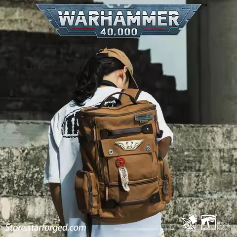 Starforged portable super large capacity Warhammer 40K Krieg Siege backpack Multifunctional travel o