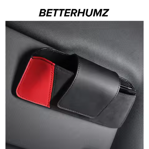 Betterhumz For Audi A1 A2 A3 8Y BP S3 A4 B8 B6 B7 B9 Q3 Q5 Q7 Made of Alcantara Car Glasses Case Hol