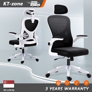 KT-zone Ergonomic Office Chair with Adjustable Height Swivel Computer Mesh Chair with Lumbar Support Home Computer Chair