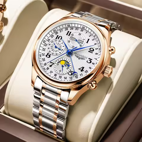 GUANQIN Men's Watches Automatic Mechanical Watches Swiss Quality Business Fashionable Multi-function