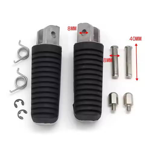 Motorcycle Front Footrest Foot Pegs Pedals For Yamaha MT03 MT-03 TDM850 TDM900 TDM900A XJ6F XJ6N XJ6
