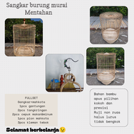 Ready Sangkar burung murai batu sangkar burung murah  kandang burung MB mentahan Fullset no 1 2 3 4