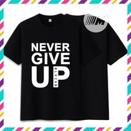Never Give Up (Mhamed Salah) T-shirt in Black