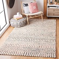Safavieh Casablanca Shag Collection CSB545U Handmade Moroccan Boho Wool 0.8-inch Thick Area Rug, 6'