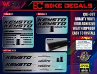 KEYSTO BIKE FRAME DECALS