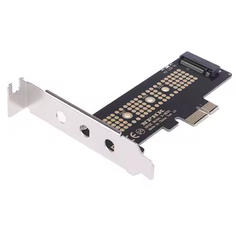 New 1pc NVMe PCIe M.2 NGFF SSD To PCIe X1 Adapter Card PCIe X1 To M.2 Card With Bracket