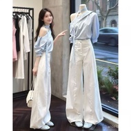 Free Shipping Taiwan Shipment Korean Version Suit Plus Size Women's Clothing Korean Style Wear a Who