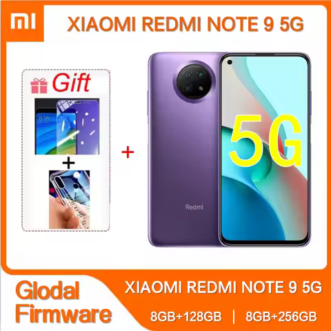 Original Xiaomi Redmi Note 9 5G 8GB 256GB Cellphone 5000mAh large battery 6.53 Inch 48 million pixel