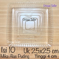 [Contents 10] Mica Pudding Base SQUARE 25x25 cm Mica/ Cake Base Sponge Pudding SQUARE 25x25cm Mica/ 