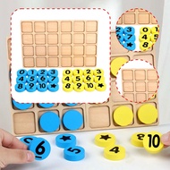[tenlzsp0bc] Number Game Board Game Brain Teaser Fine Motor Skill Birthday Gift Preschool