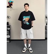 Design, Skateboard. Factory 24 Hours Delivery Cotton T-shirt, Men's Clothing, Short Sleeves, Tops Ko