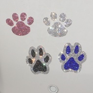 Hot Sale Diamond Bear Footprint Diamond Puppy Kitten Diamond Footprint Footprint Car Body Sticker St