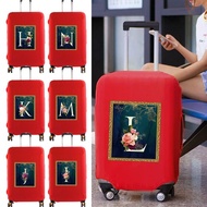 Travel Luggage Protective Cover 18-25  Inch Trolley Luggage Case Elasticated Luggage Cover Flower le