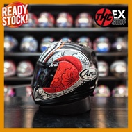 HELM ARAI NAKANO SAKURA JP1 RR5 2ND SECOND SIZE S FULL FACE HELMET RR5 BLACK/RED ORIGINAL