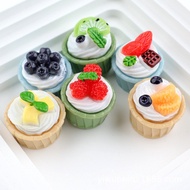 small mirror hand mirror Ice Cream Fruit Dessert Candy Toy DIY Cream Glue Jewelry Accessories Photo 
