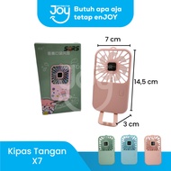 (JOY) Mini Fan gs-08 portable 2 in 1 air cooler pocket fan usb destop hand mini X7