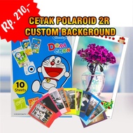 PRINT 2R POLAROID CUSTOM BACKGROUND POLAROID PHOTO PRINT