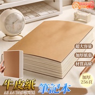 Next Day Daily Cowhide Notebook A4 A5 B5 Blank Checkered Horizontal Notepad A4 Diary Handbook