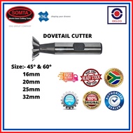 SOMTA (16mm - 32mm) DOVETAIL CUTTER 45 degree 60 degree 45deg 60deg