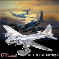 3D Metal Puzzle Bomber Plane B-17 WWII - DIY Model Kit Airplane