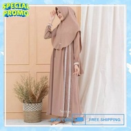 LatestWanita 2024 Adult Muslim Women's Clothing Islamic Study Clothes Premium Eid Ghamis Invitation 
