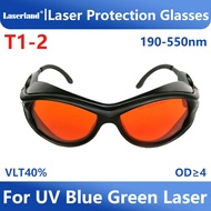 OD4 T1-2ของ CE + OD5 UV + สีเขียว190-540nm สีฟ้าเลเซอร์ที่ปลอดภัย