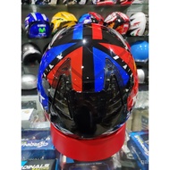 3z7c (Malay Spot)HELMET CASCO KYT HELLCAT STAR BLACK