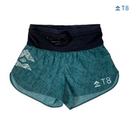 T8 Women's Sherpa Shorts V2.0 Inked Teal Edtion Running Road Trail Outdoor Turquoise Color