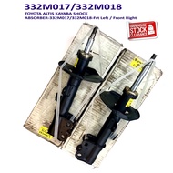 TOYOTA ALTIS 2003-2007 1.6, 1.8 ZZE121, ZZE122 KAYABA SHOCK ABSORBER-332M017/332M018-Frt Left / Fron
