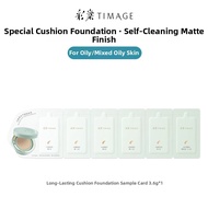 TIMAGE | Travel Kit round Tube Air Cushion Foundation Color Swatch Card 3.6g*1 Mixed Skin Natural Lo