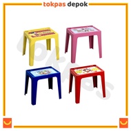 Koran Table Plastic Table Thick Material Study Table Kindergarten Children's Study Table Plastic Character Kids Table OKT Children's Table Koran Ox-001