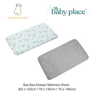 Baa Baa Sheepz Mattress Sheet  (60 x 120cm / 70 x 130cm / 70 x 140cm)