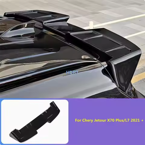 Car Styling Rear Roof Spoiler Plate For Chery Jetour X70 Plus/L7 2021 + Sport Fixed Wind Tail Wing A