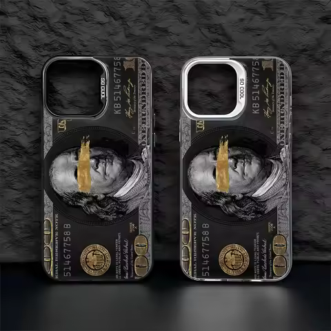 New Cool 100 Dollar Bank Note Phone Case For IPhone 16 PRO 15 14 13 12 11 Promax Xr Xs 7 8 Plus SE M