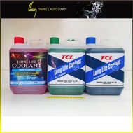 TCL Long Life Coolant 2 Litres Japan Made, Green Red Blue