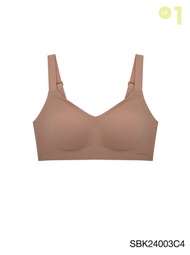 SABINA FOREVER YOUNG Soft Collection Level 1 เสื้อชั้นในไม่มีโครง รหัส SBK24003C4 สีเนื้อแทน