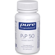 Pure Encapsulations P5P 50 - Activated Vitamin B6 - Pyridoxal-5'-Phosphate Tiredness and Fatigue Sup
