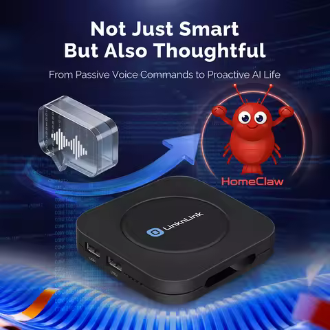 Smart Home Gateway LinknLink HomeClaw: AI Smart Home Gateway with Home Assistant, OpenClaw and Herme