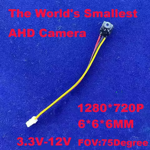 6*6MM Smallest Mini Camera AHD 720P Security Camera Mini AHD CCTV Camera Indoor Home Small Camera AH