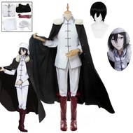 Anime Bungo Stray Dogs Fyodor Dostoevsky Kostum Fyodor Cosplay Men's Cloak Halloween Carnival Party 