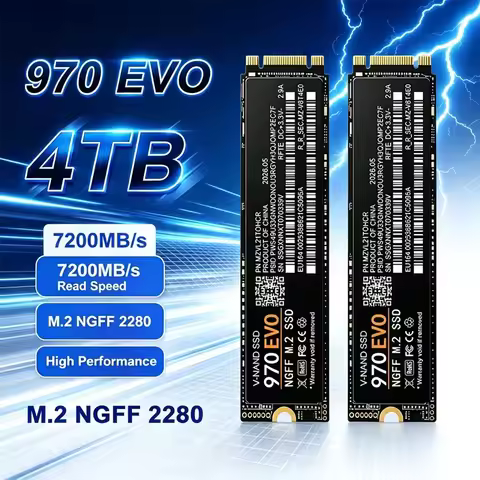 M.2 NGFF 2280 970 EVO SSD 7200MB/s Fast Transfer Internal Hard Drive 500GB 1TB 2TB 4TB Solid State D