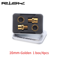 RISK Titanium Ti Bike Pedal Axle Extender Bicycle Pedal Extension Bolts Spacers 16mm 20mm for MTB Ro
