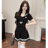 新款 足疗工服足浴技师工作服soa女装风水手服蹦迪气质两套装KTV4.24 New model foot massage workwear, foot bath technician work uni