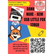 USB Pendrive 64G 128G Little fox Chinese English Movie Video