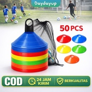 50PCS Football Cone Marker Disc Cone Children's Training Resistance Sports Training Football Equipme