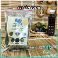 Combo 3 Set nước sâm lục vị thảo mộc thanh nhiệt nước sâm Cô Em - mỗi set nấu 10L nước