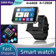 2025 New S999 Plus 4G Smart Watch SMTK6761 Android 11.0 OS 2.88" Screen 2MP/8MP Dual Camera 4GB RAM 