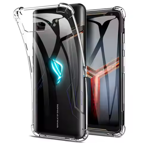Clear Case For Asus Rog Phone II ZS660KL Silicone Cover For Asus Zenfone Max Pro M1 ZB601KL ZB602K Z