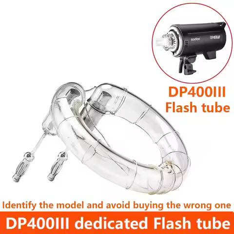 Suitable for Godox Dp400Iii Flash Tube, Brand New Accessories Studio Light 400W Dp400Iii Film and Te